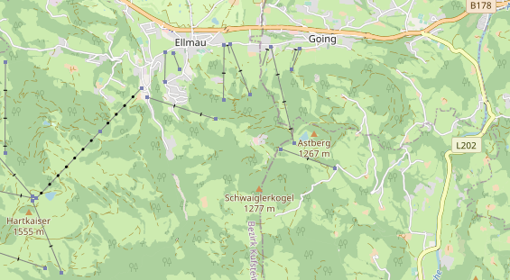 Hochzeitslocation auf Karte