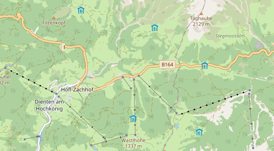 Lieu de mariage sur la carte