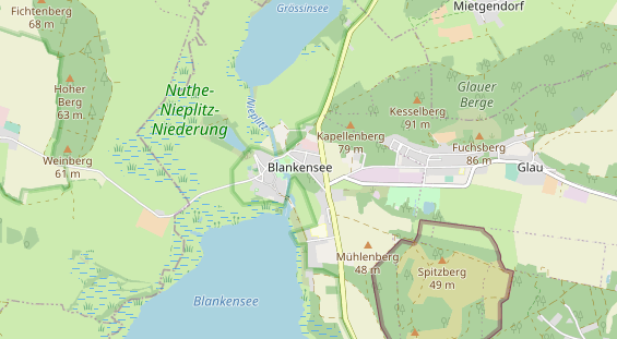 Lieu de mariage sur la carte