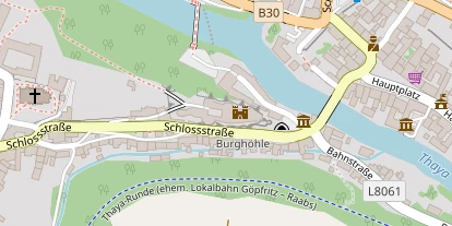 Hochzeitslocation auf Satellitenbild