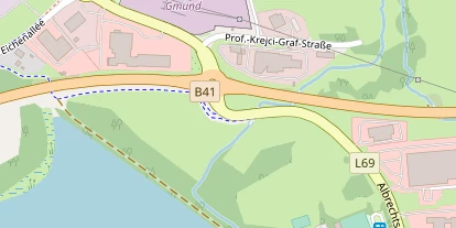 Hochzeitslocation auf Satellitenbild