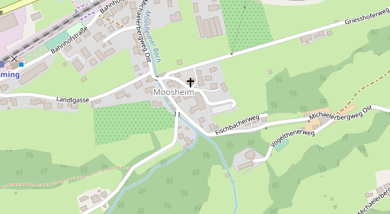 Hochzeitslocation auf Satellitenbild