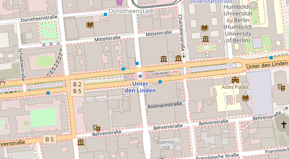 Hochzeitslocation auf Satellitenbild