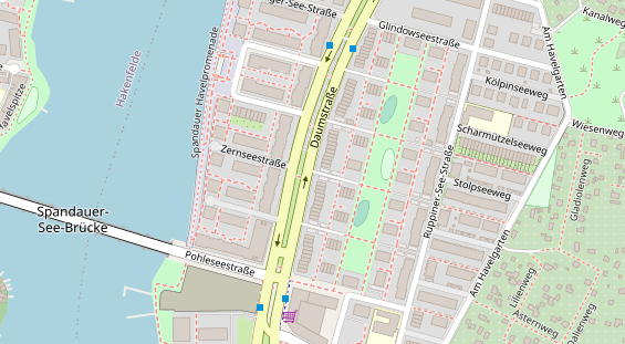Hochzeitslocation auf Satellitenbild