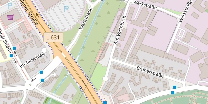 Hochzeitslocation auf Satellitenbild