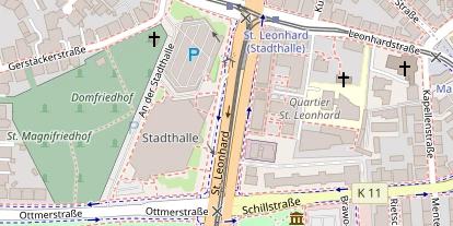 Hochzeitslocation auf Satellitenbild