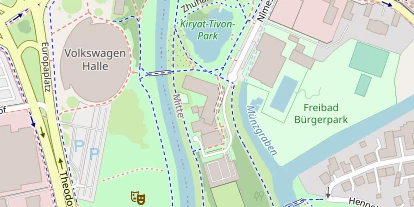 Hochzeitslocation auf Satellitenbild