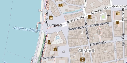 Hochzeitslocation auf Satellitenbild