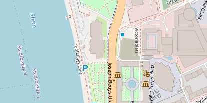 Hochzeitslocation auf Satellitenbild
