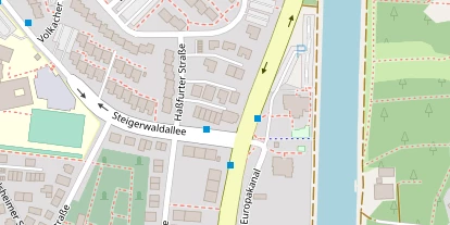 Hochzeitslocation auf Satellitenbild