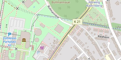 Hochzeitslocation auf Satellitenbild