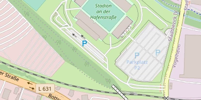 Hochzeitslocation auf Satellitenbild