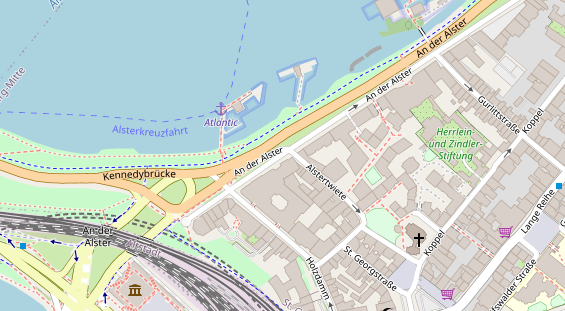 Hochzeitslocation auf Satellitenbild