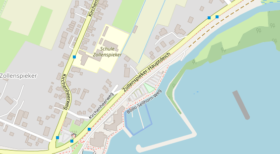 Hochzeitslocation auf Satellitenbild