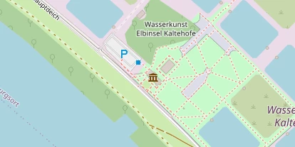 Hochzeitslocation auf Satellitenbild