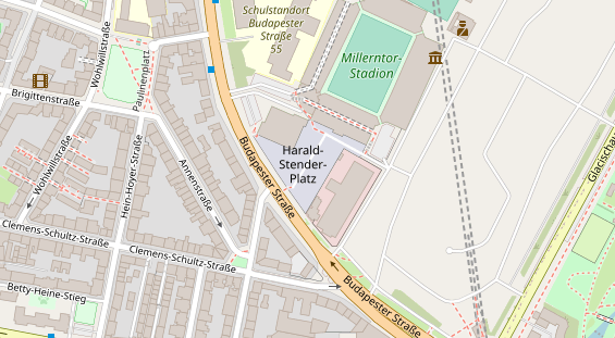 Hochzeitslocation auf Satellitenbild