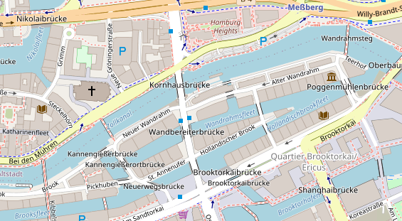 Hochzeitslocation auf Satellitenbild