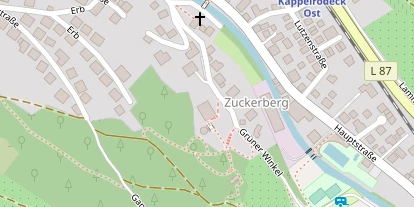 Hochzeitslocation auf Satellitenbild