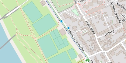 Hochzeitslocation auf Satellitenbild