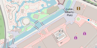 Hochzeitslocation auf Satellitenbild