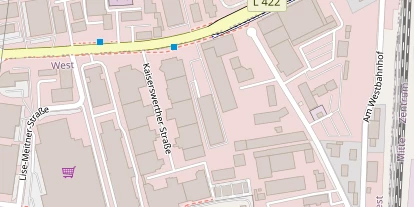 Hochzeitslocation auf Satellitenbild