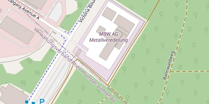 Hochzeitslocation auf Satellitenbild