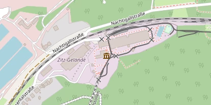 Hochzeitslocation auf Satellitenbild