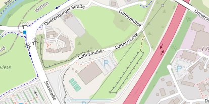 Hochzeitslocation auf Satellitenbild