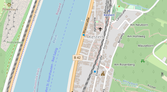 Hochzeitslocation auf Satellitenbild