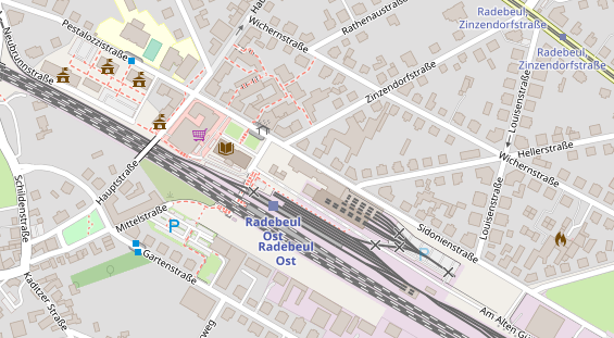 Hochzeitslocation auf Satellitenbild