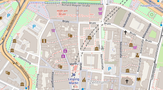 Hochzeitslocation auf Satellitenbild
