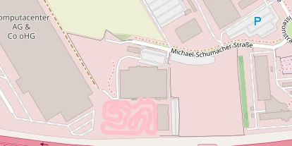 Hochzeitslocation auf Satellitenbild