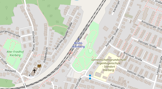 Hochzeitslocation auf Satellitenbild