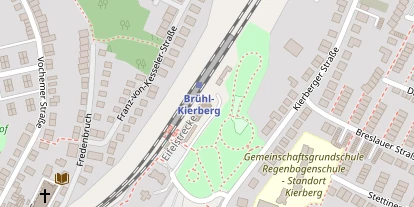 Hochzeitslocation auf Satellitenbild