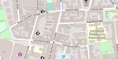 Hochzeitslocation auf Satellitenbild