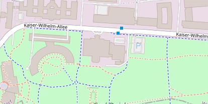Hochzeitslocation auf Satellitenbild