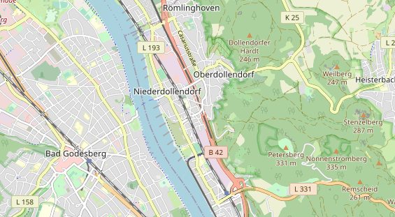 wedding venue on map