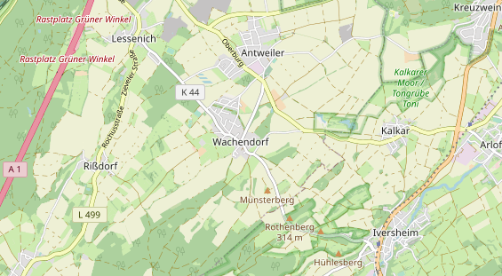 Trouwlocatie op kaart