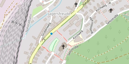 Hochzeitslocation auf Satellitenbild