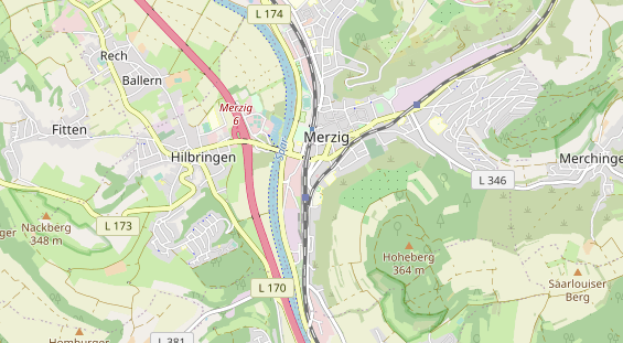 Lieu de mariage sur la carte