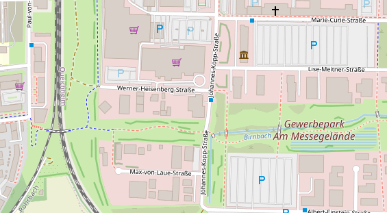 Hochzeitslocation auf Satellitenbild