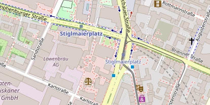 Hochzeitslocation auf Satellitenbild