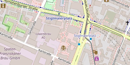 Hochzeitslocation auf Satellitenbild