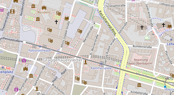 Hochzeitslocation auf Satellitenbild