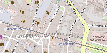 Hochzeitslocation auf Satellitenbild