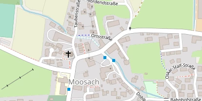 Hochzeitslocation auf Satellitenbild