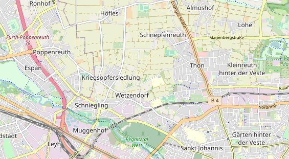 wedding venue on map