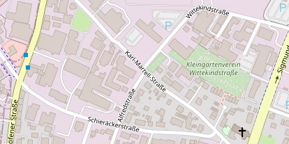 Hochzeitslocation auf Satellitenbild
