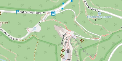 Hochzeitslocation auf Satellitenbild