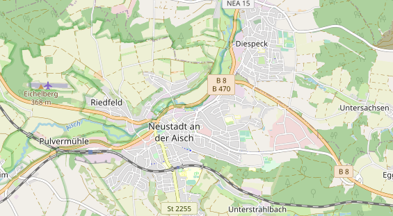 Lieu de mariage sur la carte